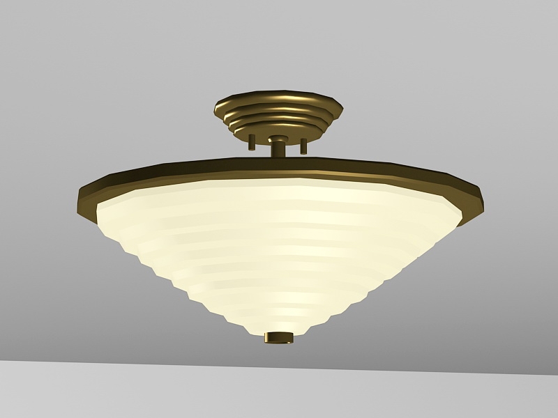 LED Ceiling Lamp 3d rendering