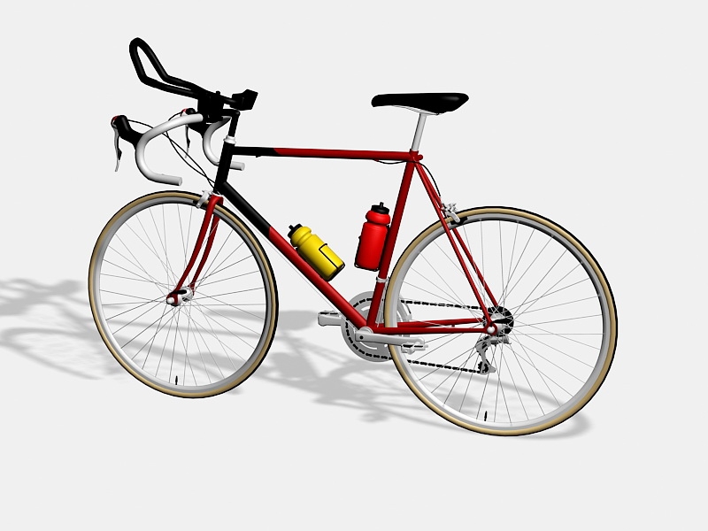 Road Racing Bike 3d rendering