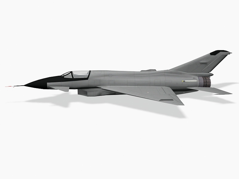 Mikoyan MiG-E8 Fighter 3d rendering