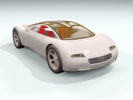 Audi Avus Concept Sports Car 3d model preview
