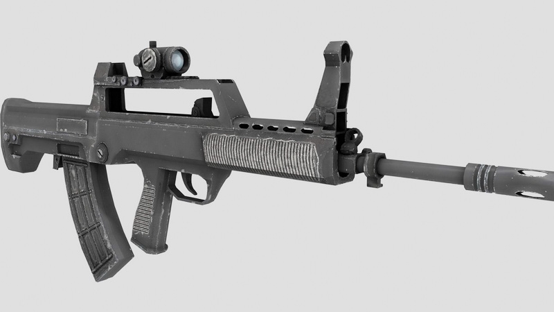 QBZ-95-1 Assault Rifle 3d rendering