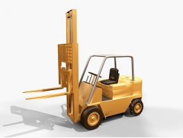 Electric Forklift 3d model preview