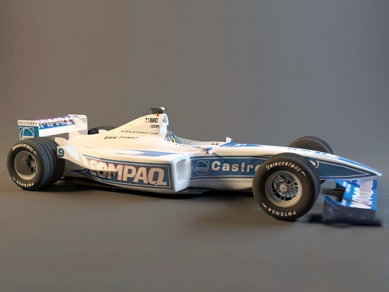 BMW Formula 1 Race Car 3d rendering