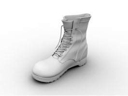Men's Work Boots 3d model preview