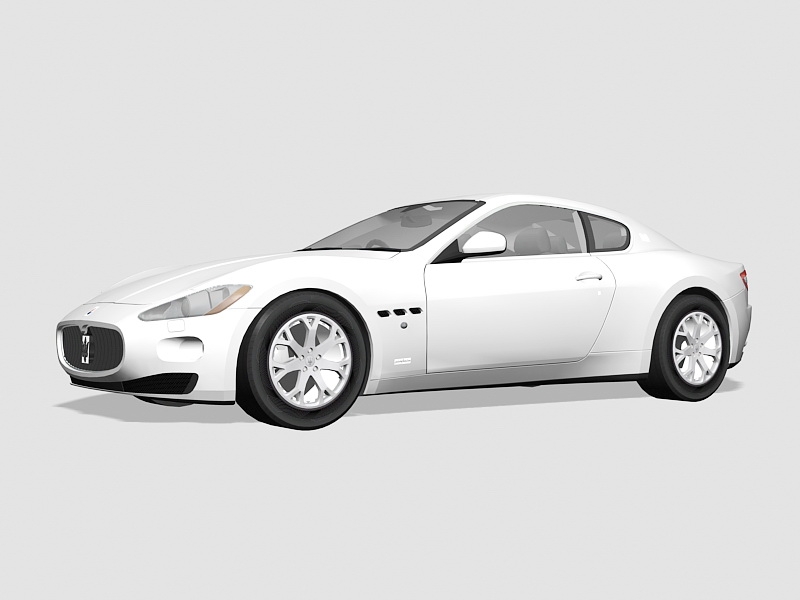 Maserati Alfieri 3d rendering