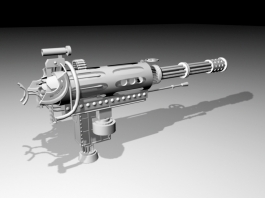 Anti-Aircraft Machine Gun 3d model preview