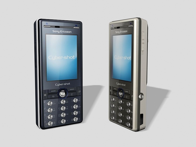 Sony Ericsson K818c Mobile Phone 3d rendering