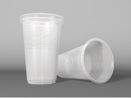 Disposable Plastic Cups 3d preview