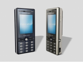 Sony Ericsson K818c Mobile Phone 3d preview