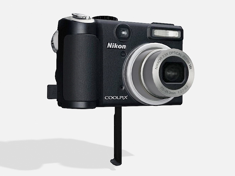 Nikon Coolpix P5000 3d rendering
