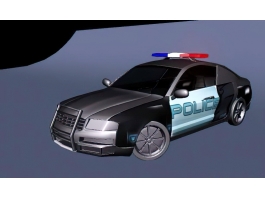 Police Cop Car 3d preview