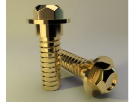 Hex Tap Bolts 3d preview