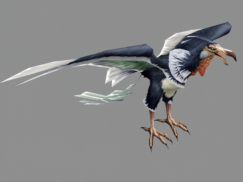 Condor Bird 3d rendering