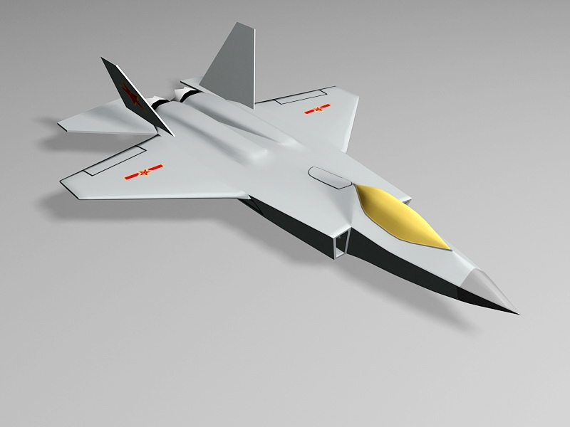 FC-31 Gyrfalcon Fighter Aircraft 3d rendering