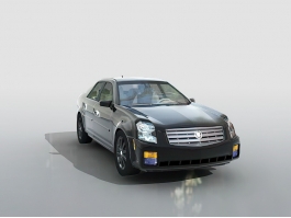 Cadillac CTS Black 3d preview
