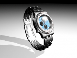 Men's Sport Watch 3d model preview
