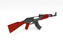 Russian Red AK-47 3d preview