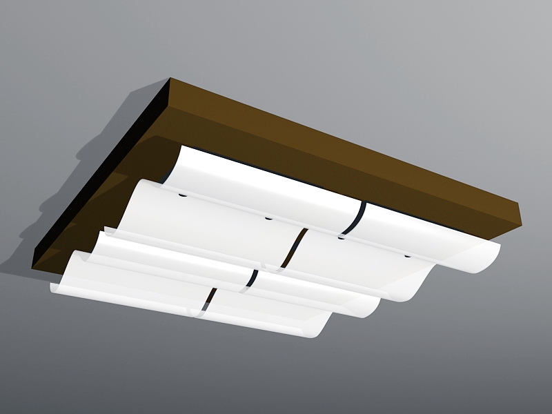 Modern Ceiling Lighting 3d rendering
