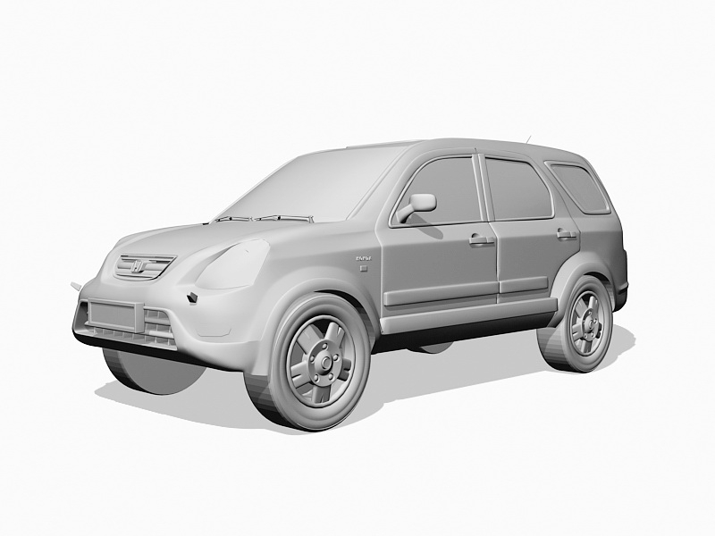 Honda CR-V SUV 3d rendering