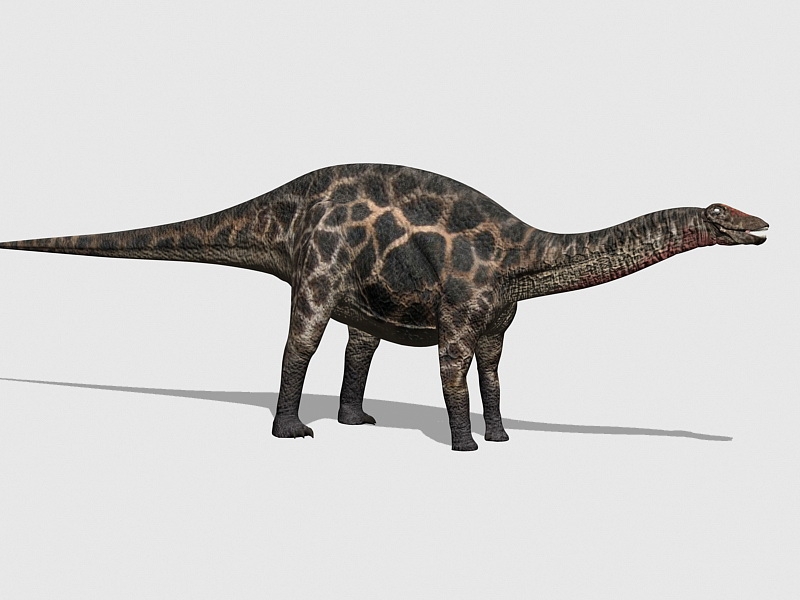 Dicraeosaurus Dinosaur 3d rendering