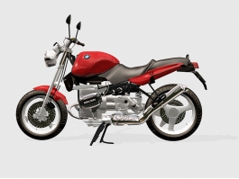 BMW R1100GS Motorcycle 3d model preview