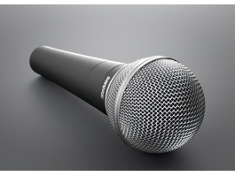 Shure Microphone 3d preview
