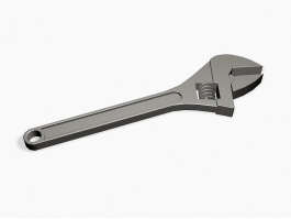 Adjustable Wrench 3d preview