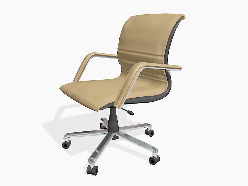 Modern Swivel Desk Chair 3d rendering