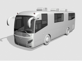 Motor Coach Bus 3d model preview
