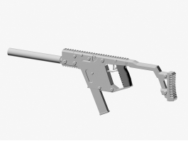 Vector Submachine Gun 3d preview