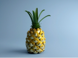 Tropical Pineapple 3d preview