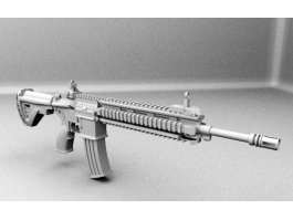 Heckler & Koch HK416 Assault Rifle 3d preview
