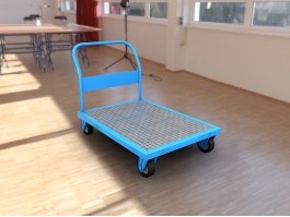 Metal Platform Truck 3d preview