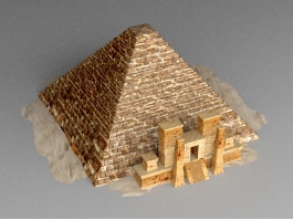Ancient Egyptian Pyramids 3d preview