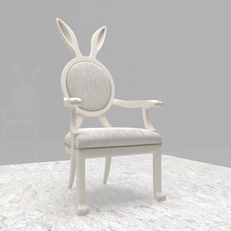 Bunny Rabbit Chair 3d rendering