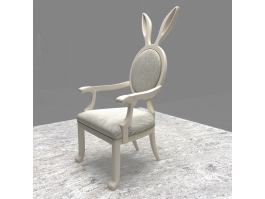 Bunny Rabbit Chair 3d model preview