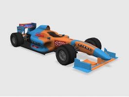 Eagle Formula 5000 car 3d model preview