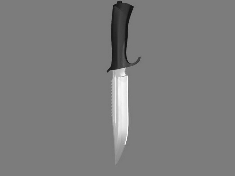 Combat Tactical Knife 3d rendering