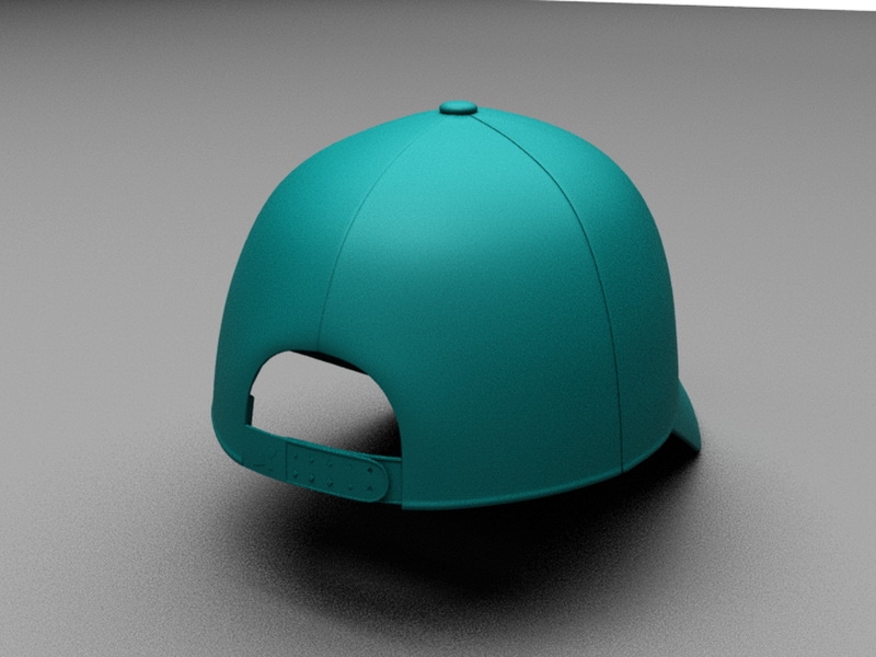 Baseball Cap 3d rendering