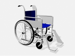 Standard Wheelchair 3d model preview