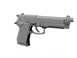 Handgun Pistol 3d preview