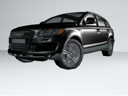 Audi Q7 Black 3d preview