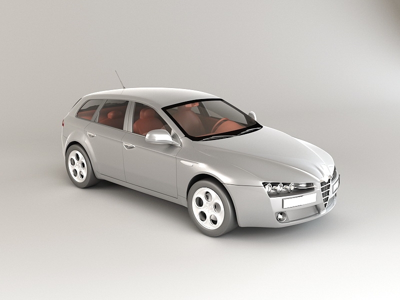 Alfa Romeo 159 Sportwagon 3d rendering