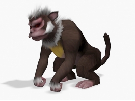 Cartoon Monkey 3d preview