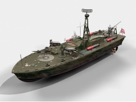 Missile Patrol Boat 3d preview
