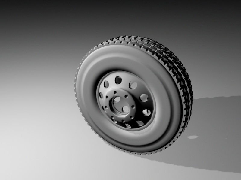 Off Road Tire 3d rendering
