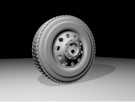 Off Road Tire 3d model preview