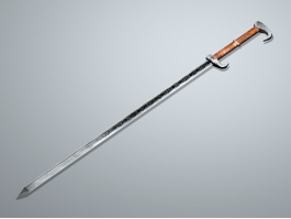 Antique Sword 3d model preview