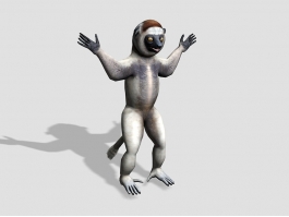 Sifaka Lemur 3d preview