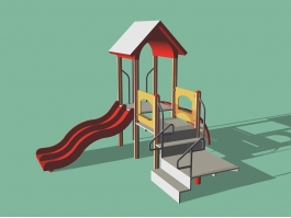 Backyard Play Structure 3d model preview